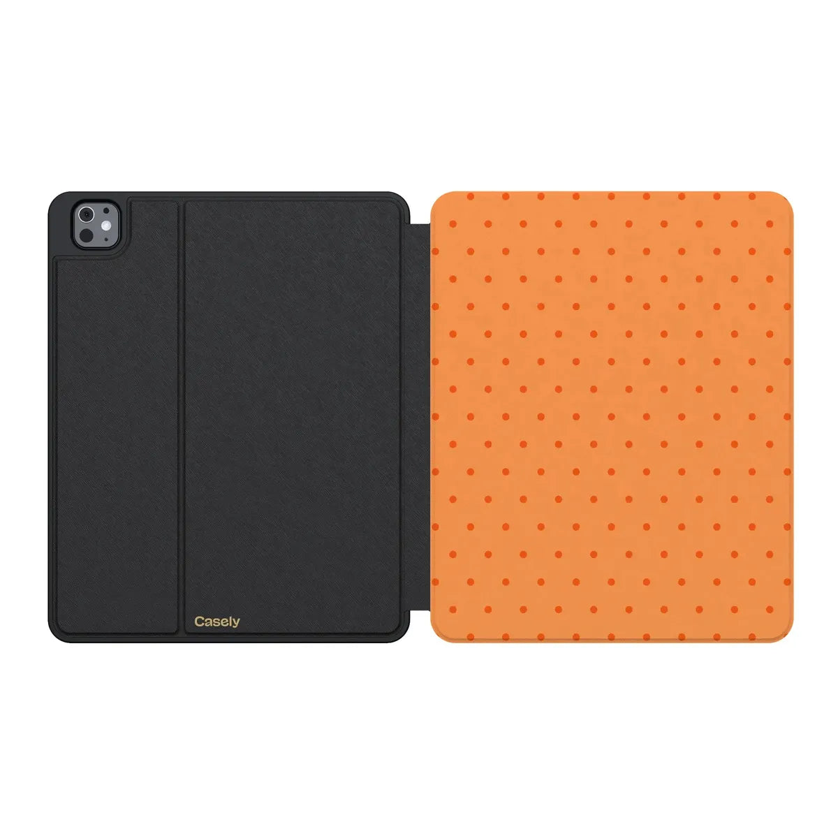 On the Dot | Orange Polka Dot iPad Case