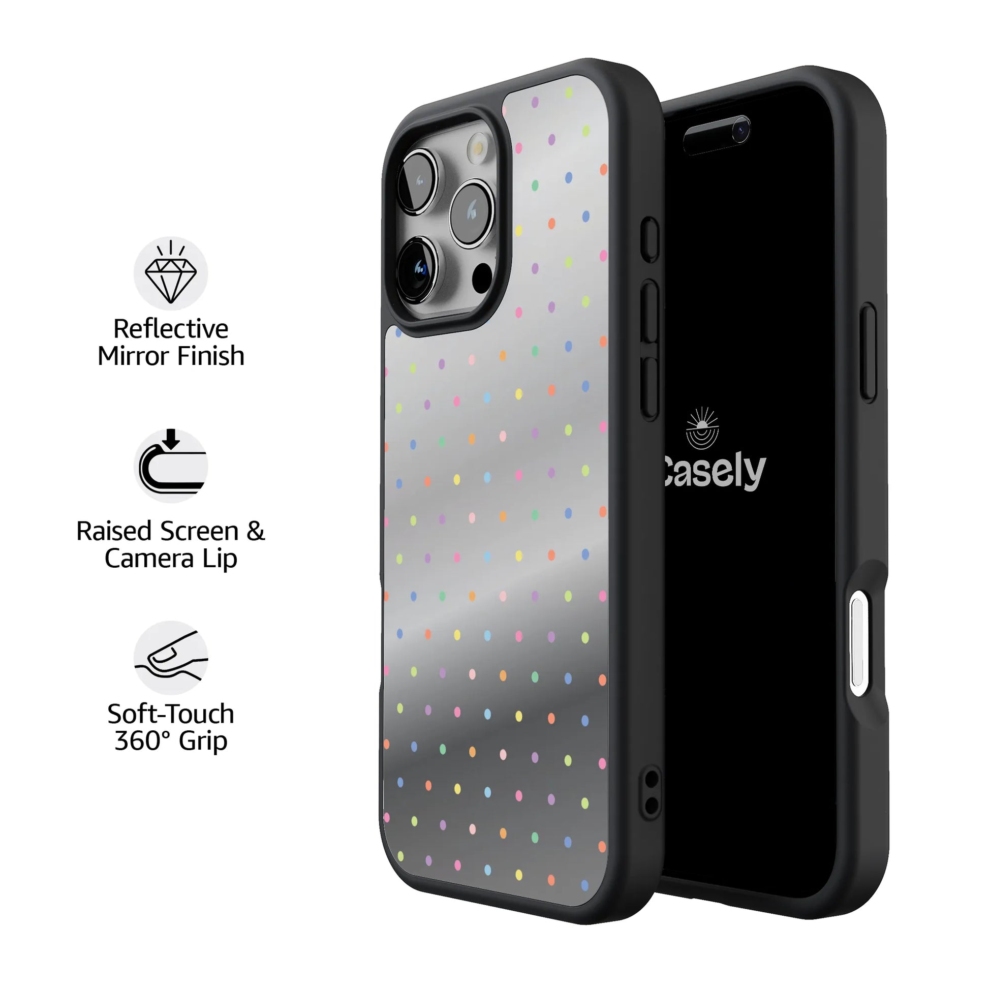 On the Dot | Rainbow Polka Dot Case