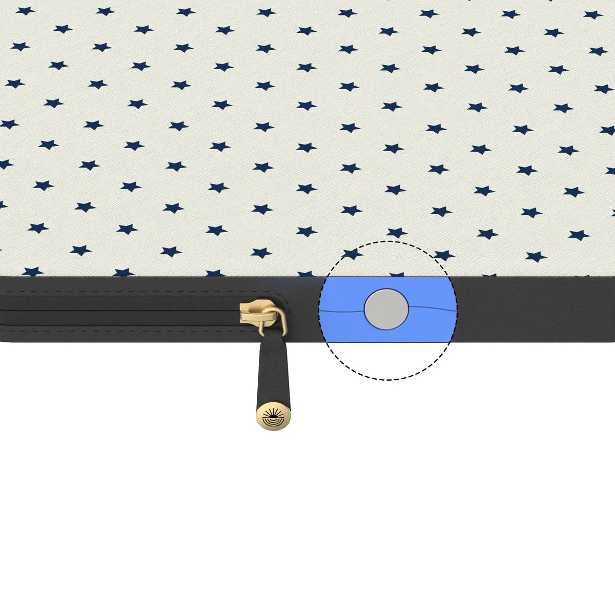 Tiny Stars | Blue & White Laptop Case