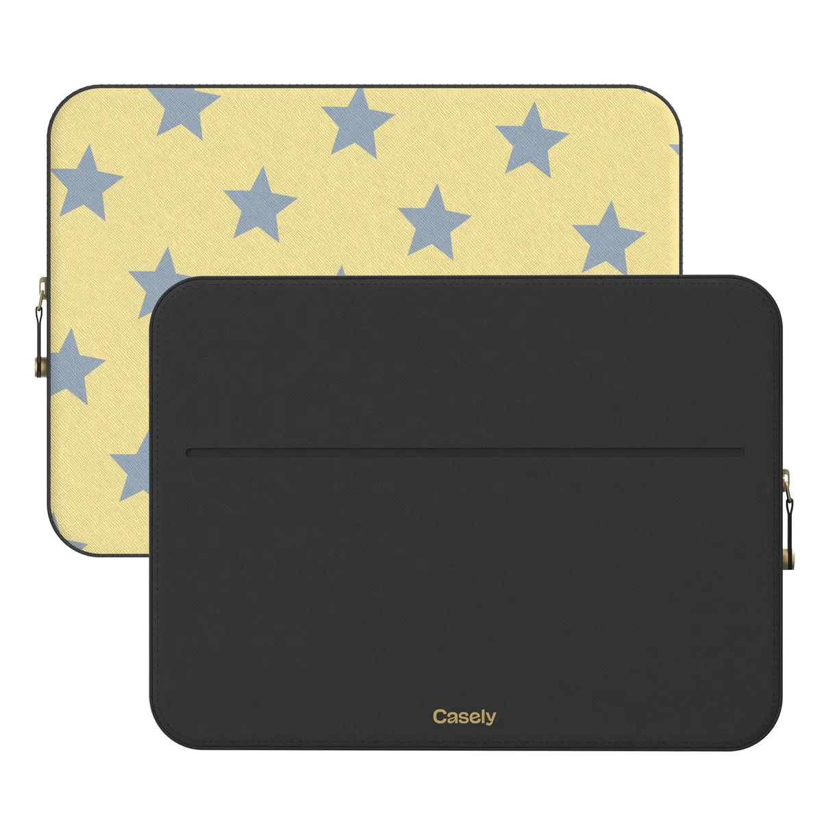 Shine Bright | Butter Yellow Stars Laptop Case
