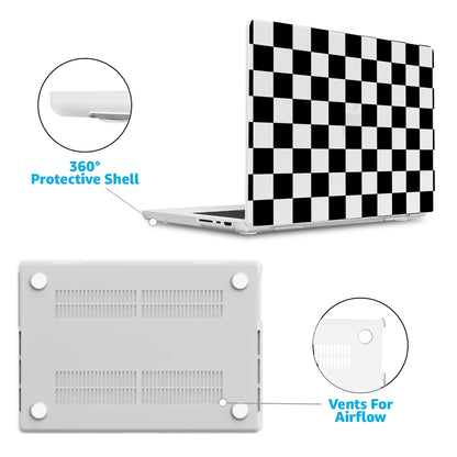 Fit Check | Black Checkerboard Laptop Shell