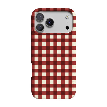 Checked Twice | Red Plaid Case