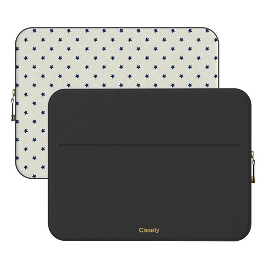 Tiny Stars | Blue & White Laptop Case