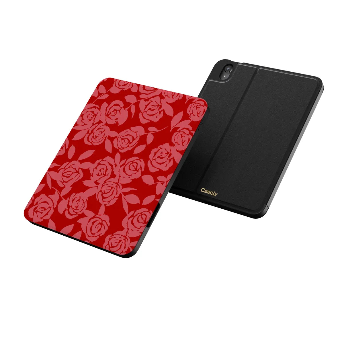 Final Rose | Red & Pink Floral iPad Case