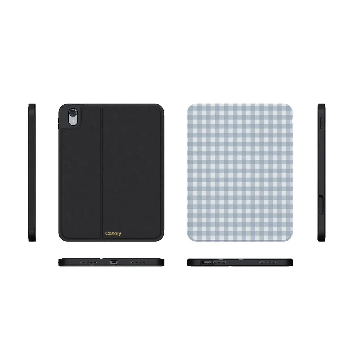 Pastel Picnic | Blue Gingham iPad Case