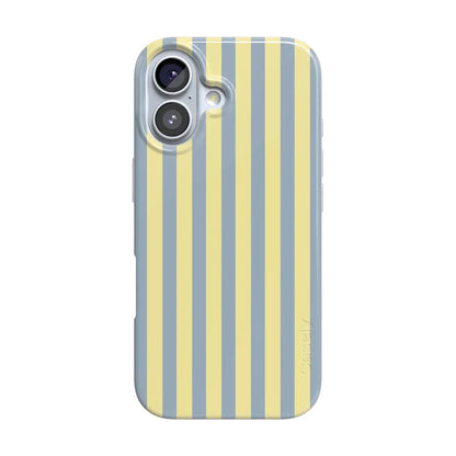 Coastline Stripes | Blue & Yellow Case - iPhone 16