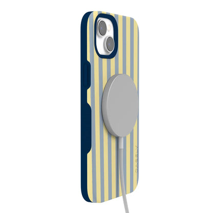Coastline Stripes | Blue & Yellow Case