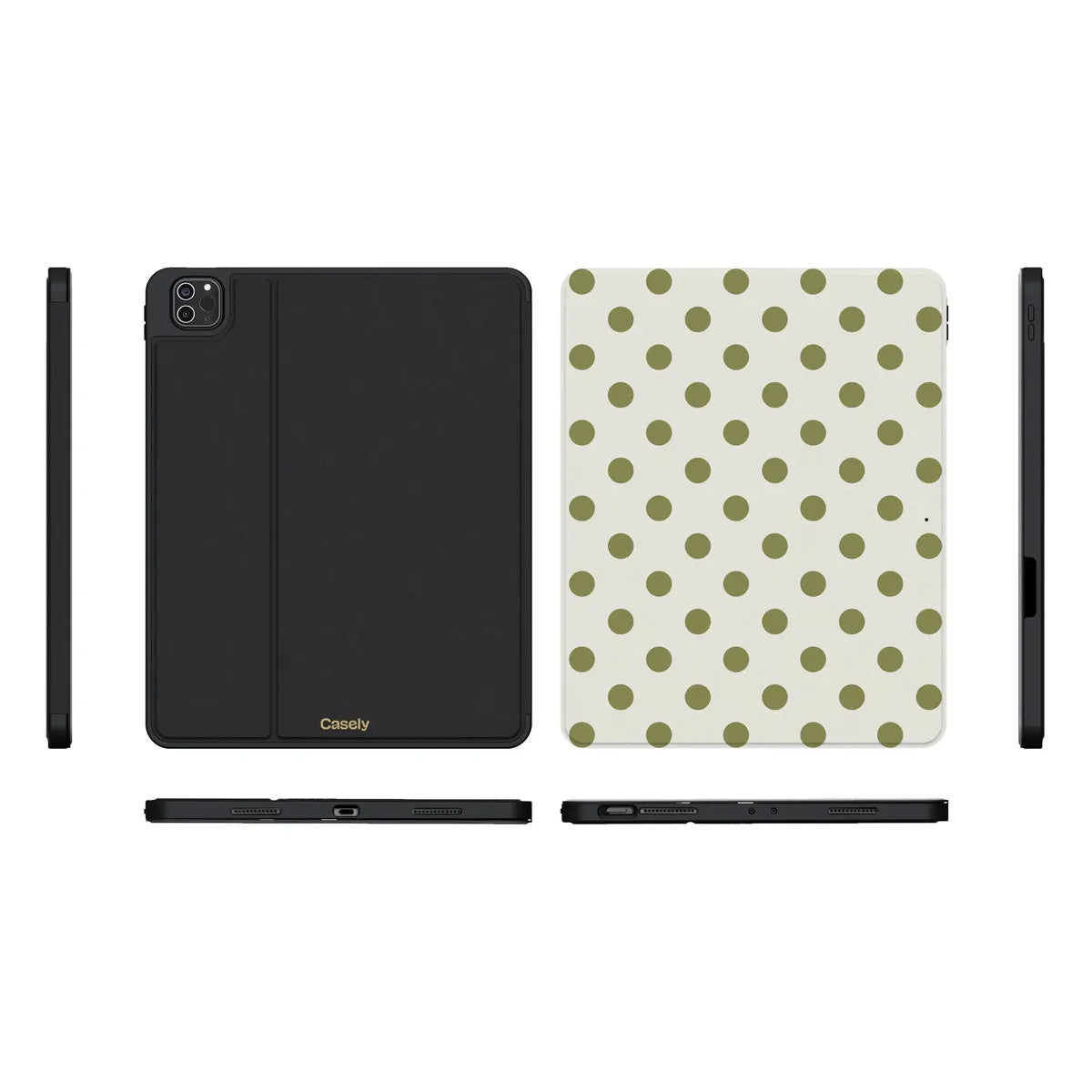 Spotted in SoHo | Green Polka Dot iPad Case