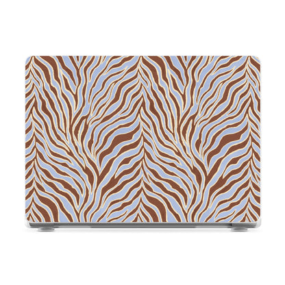 Untamed | Brown & Blue Zebra Laptop Shell - 13" MacBook Neo