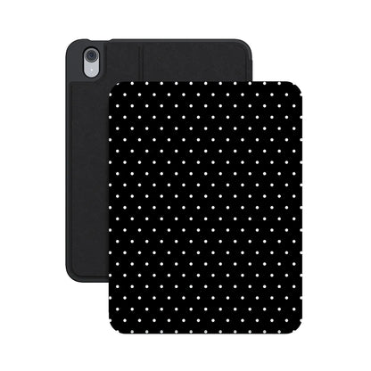 On the Dot | White Polka Dot iPad Case