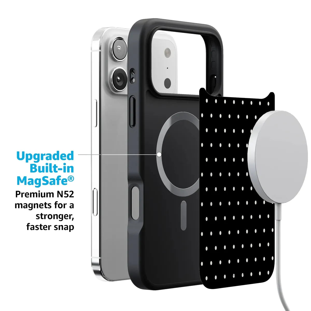 On the Dot | White Polka Dot Case