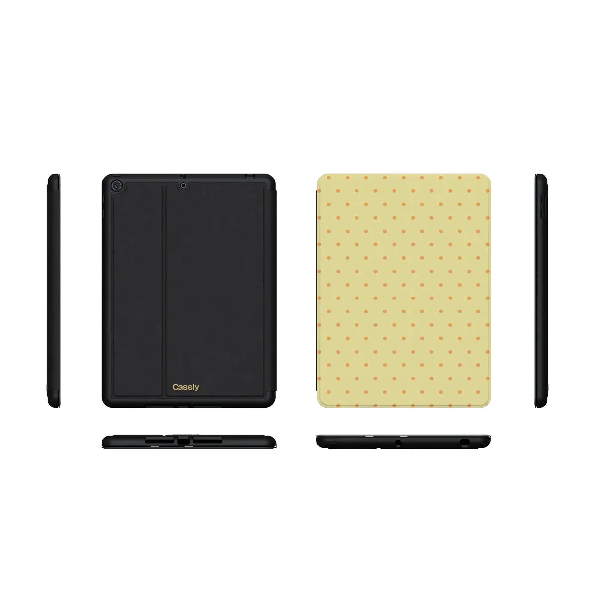 On the Dot | Yellow Polka Dot iPad Case