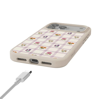 Meadow Check | Floral Gingham Case
