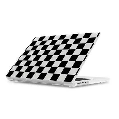 Fit Check | Black Checkerboard Laptop Shell