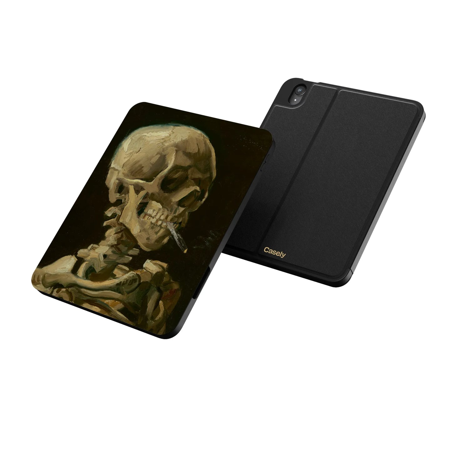 Van Gogh | Head of a Skeleton with a Burning Cigarette iPad Case
