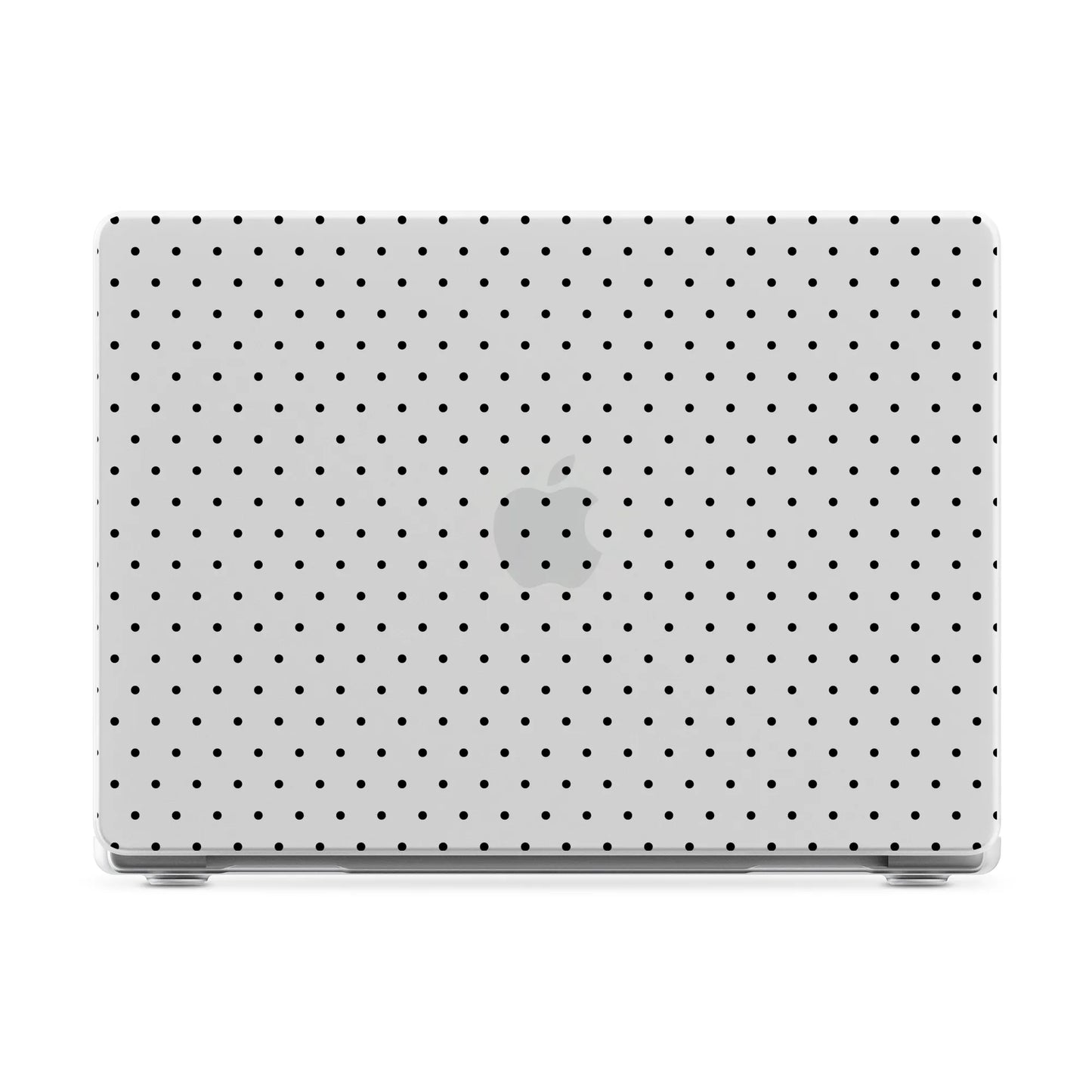 On the Dot | Black Polka Dot Laptop Shell - 13" MacBook Neo