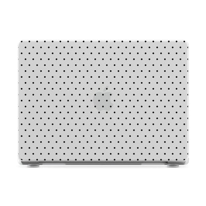 On the Dot | Black Polka Dot Laptop Shell - 13" MacBook Neo