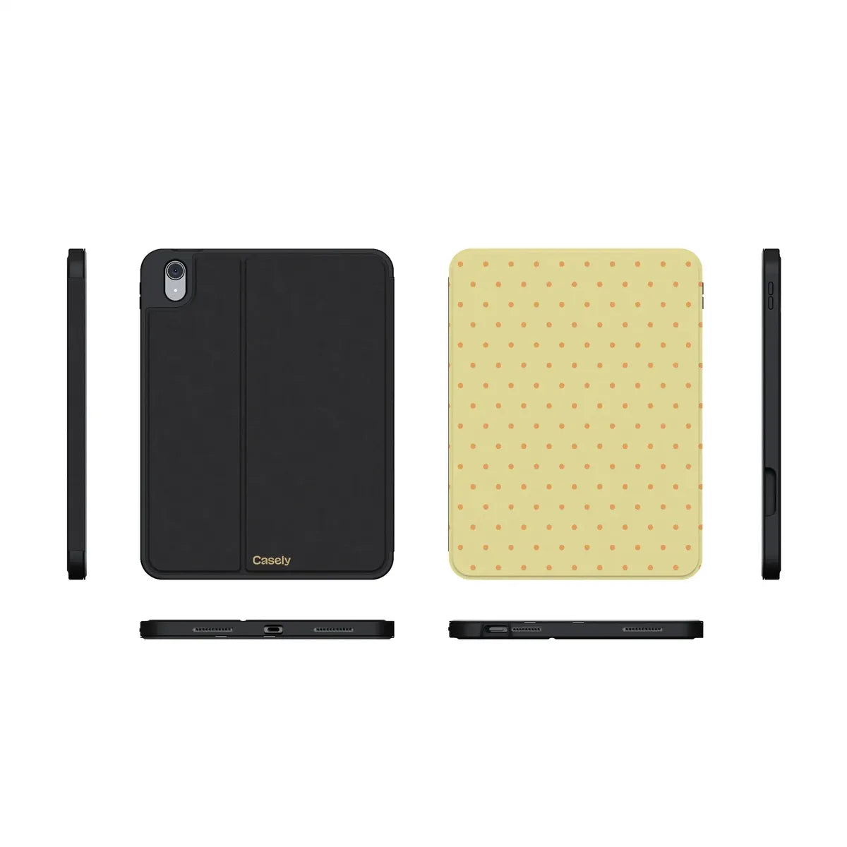 On the Dot | Yellow Polka Dot iPad Case