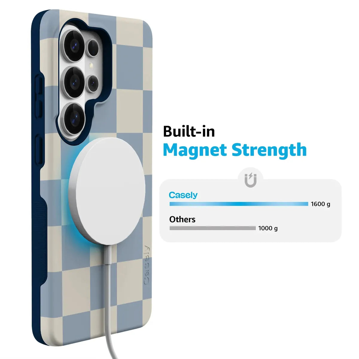 Fit Check | Light Blue Checkerboard Case