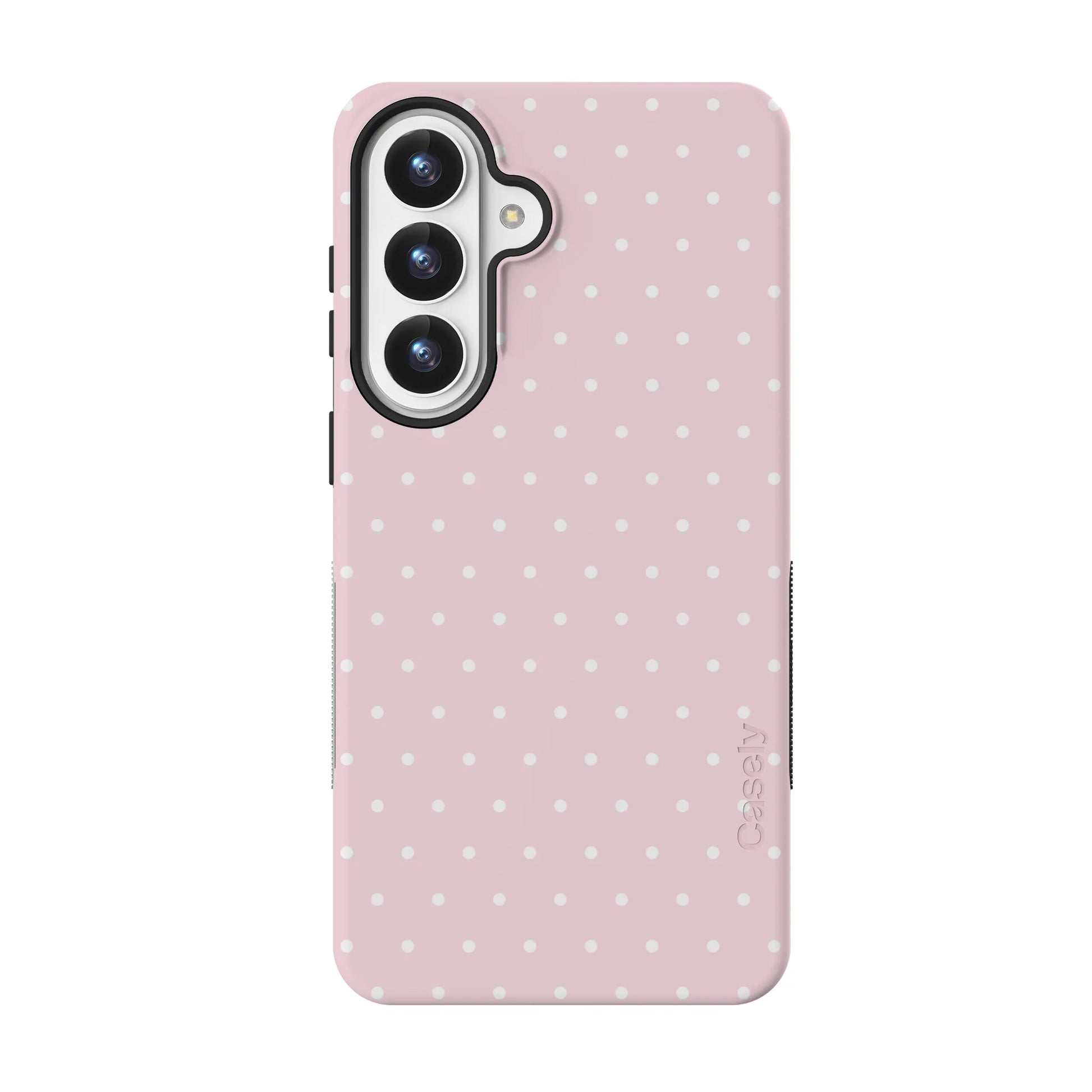 On the Dot | Pink & White Polka Dot Case - Galaxy S26 Plus