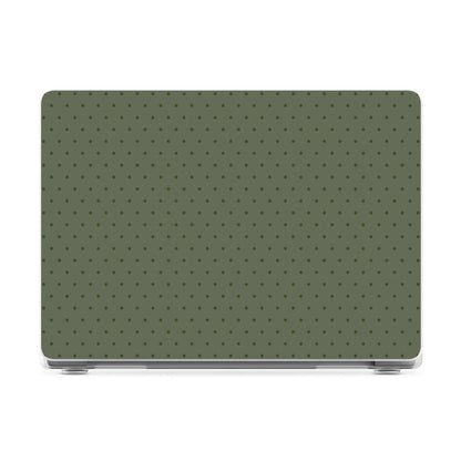 On the Dot | Olive Green Polka Dot Laptop Shell - 16" MacBook Pro