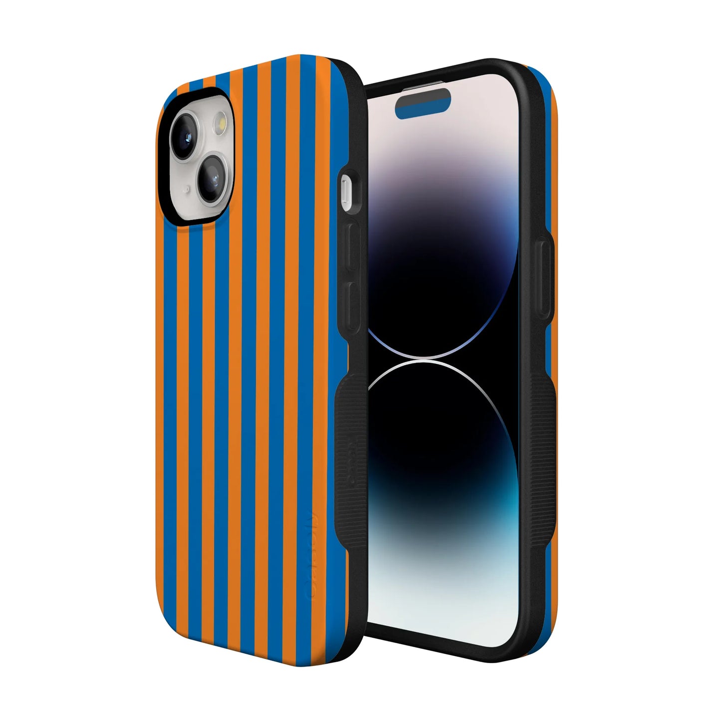 Go New York | Blue & Orange Stripes Case