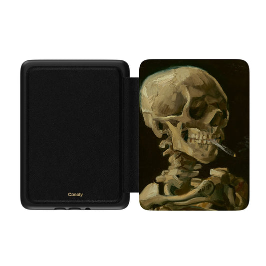 Van Gogh | Head of a Skeleton with a Burning Cigarette Kindle Case
