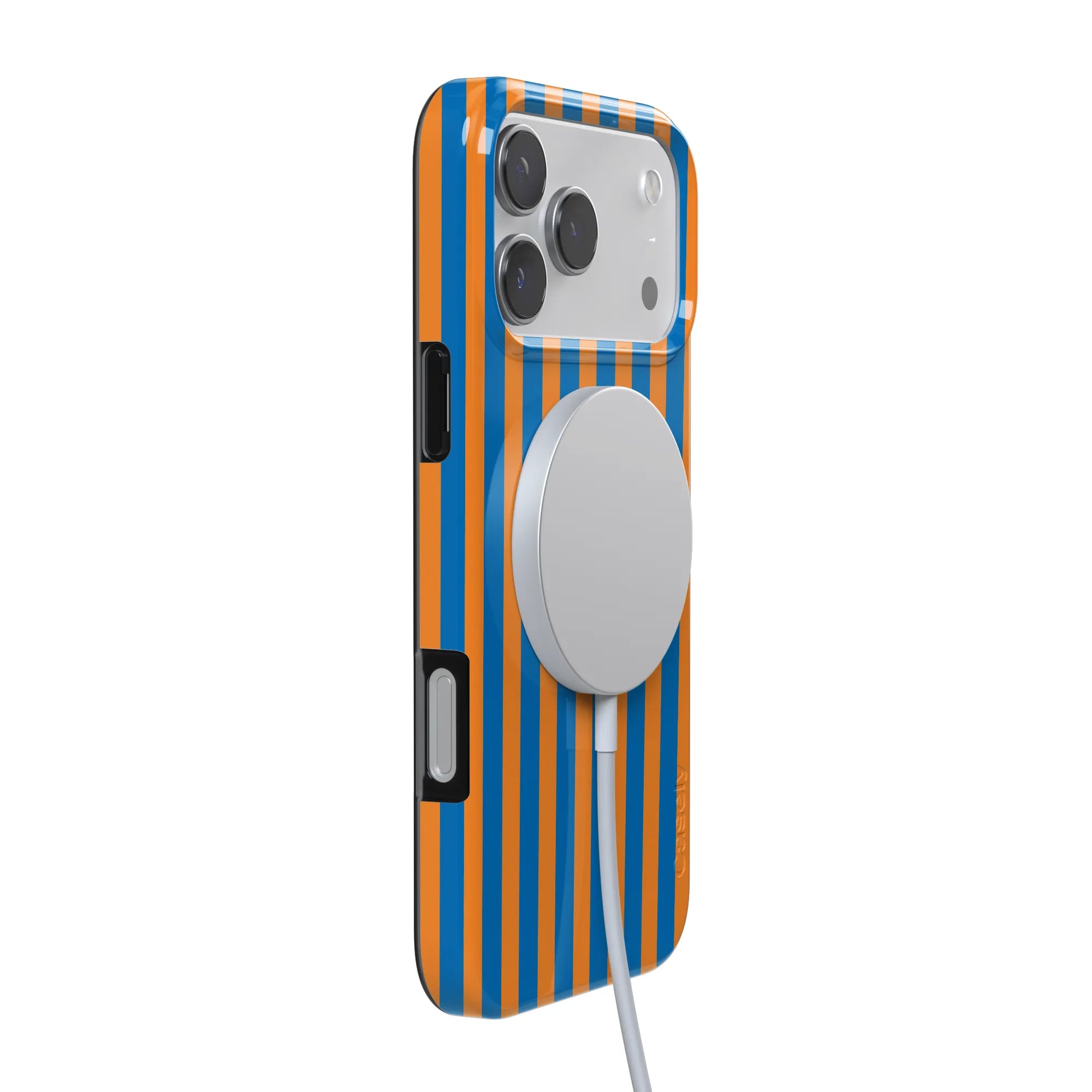 Go New York | Blue & Orange Stripes Case