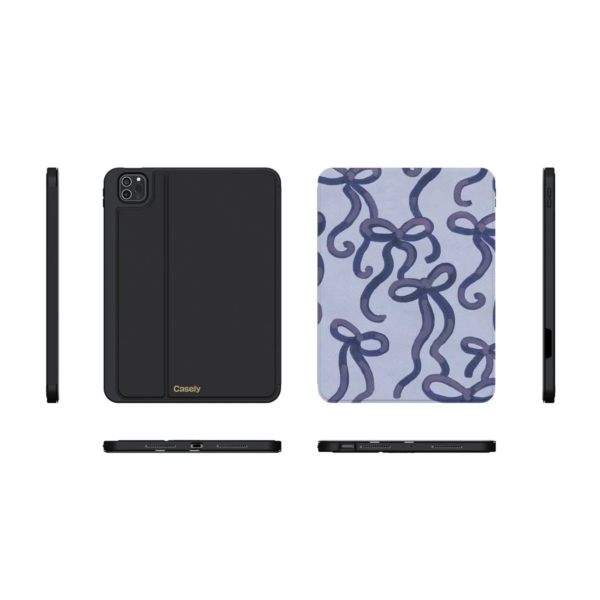 Love Me Knot | Blue Bow iPad Case