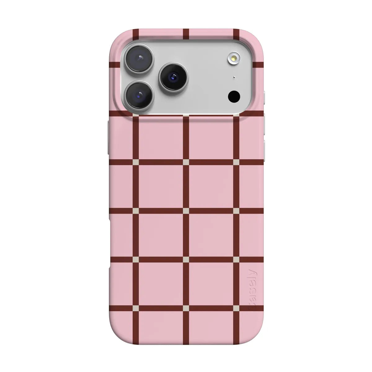 Uptown Gridlock | Pink Checkerboard Case