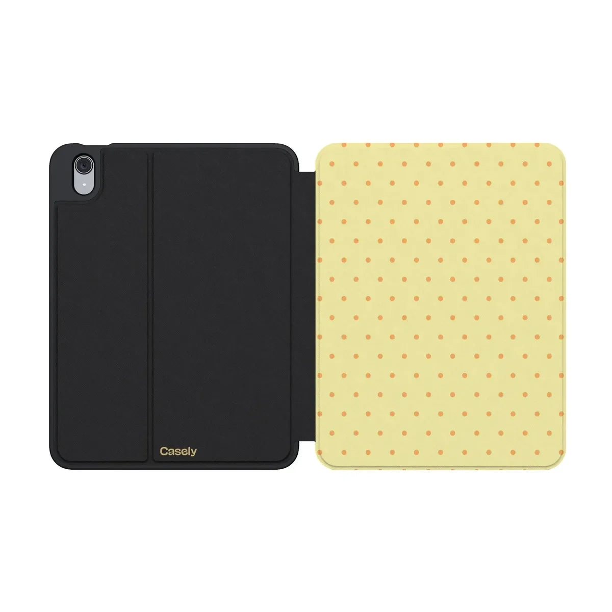 On the Dot | Yellow Polka Dot iPad Case
