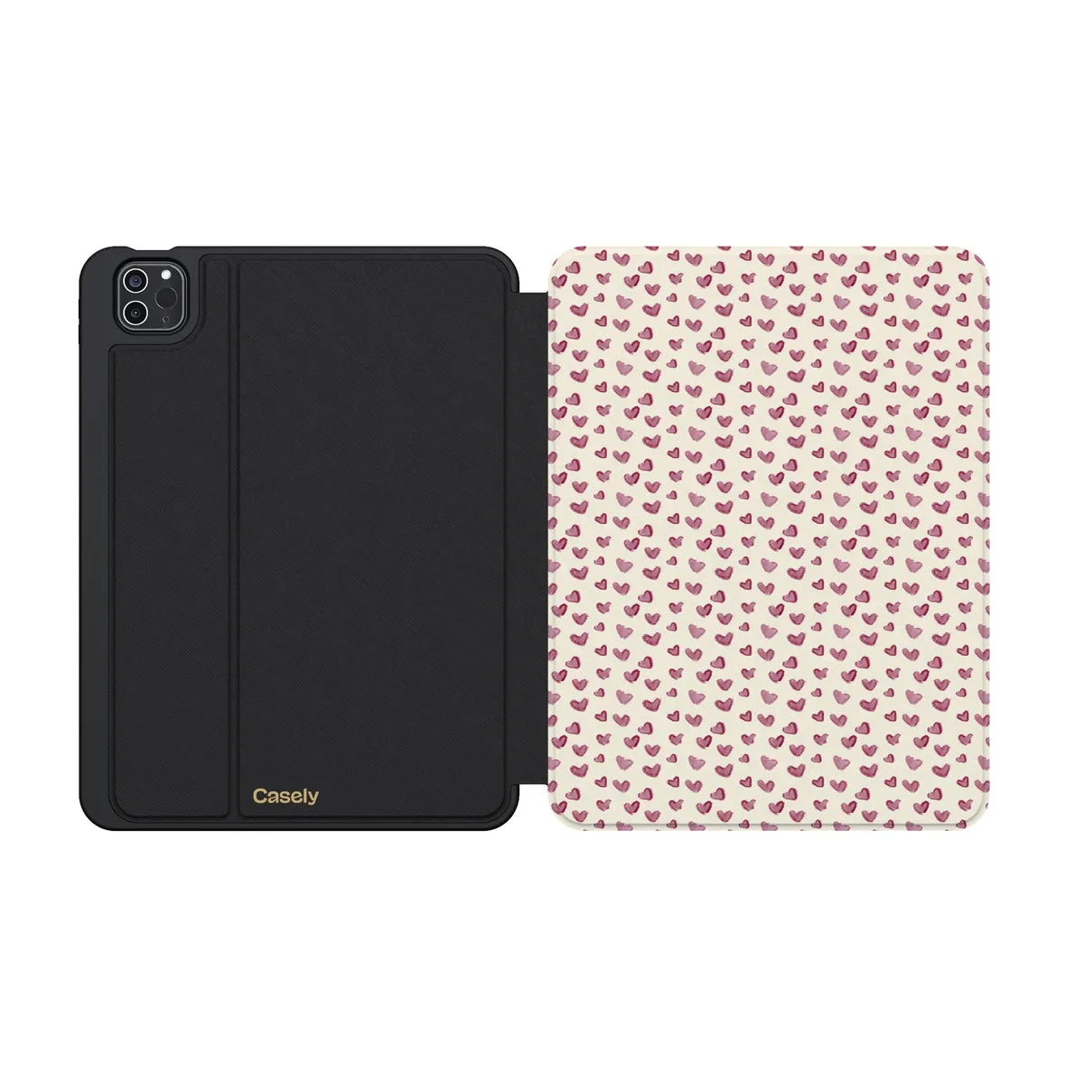 Lovebug | Mauve Hearts iPad Case
