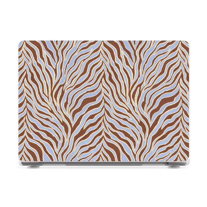 Untamed | Brown & Blue Zebra Laptop Shell - 14" MacBook Pro