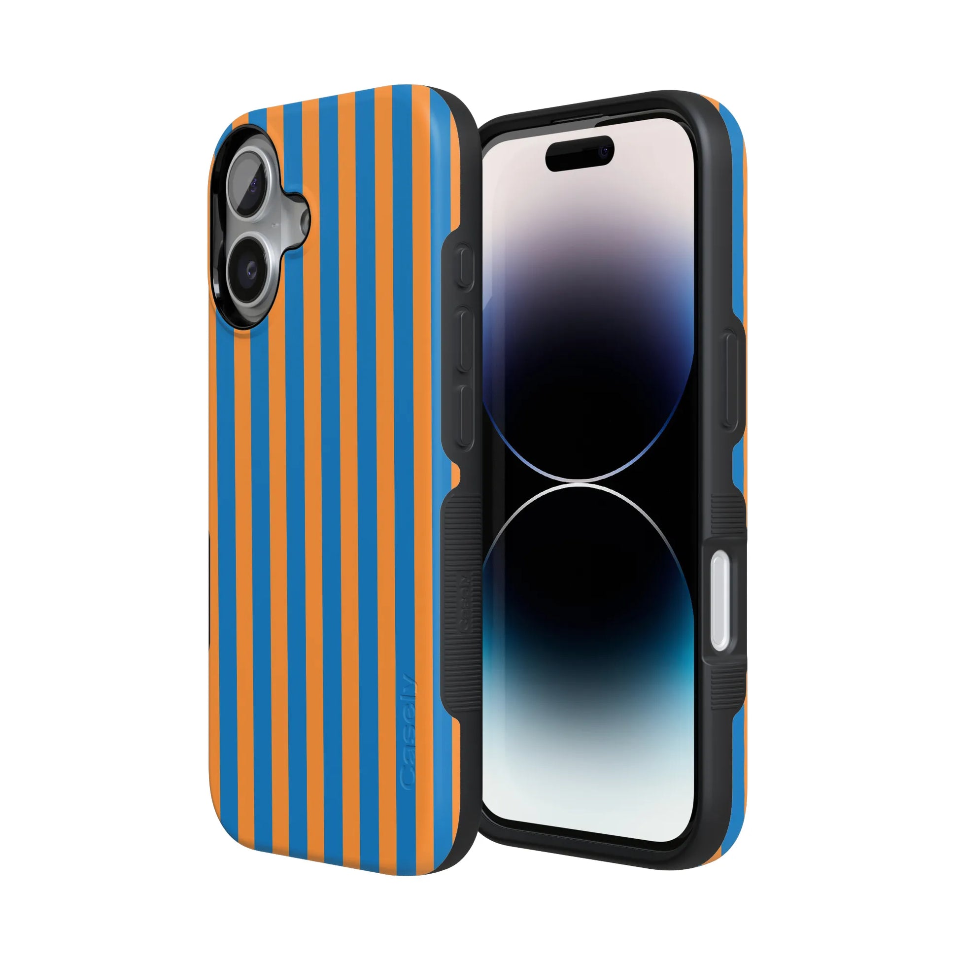 Go New York | Blue & Orange Stripes Case