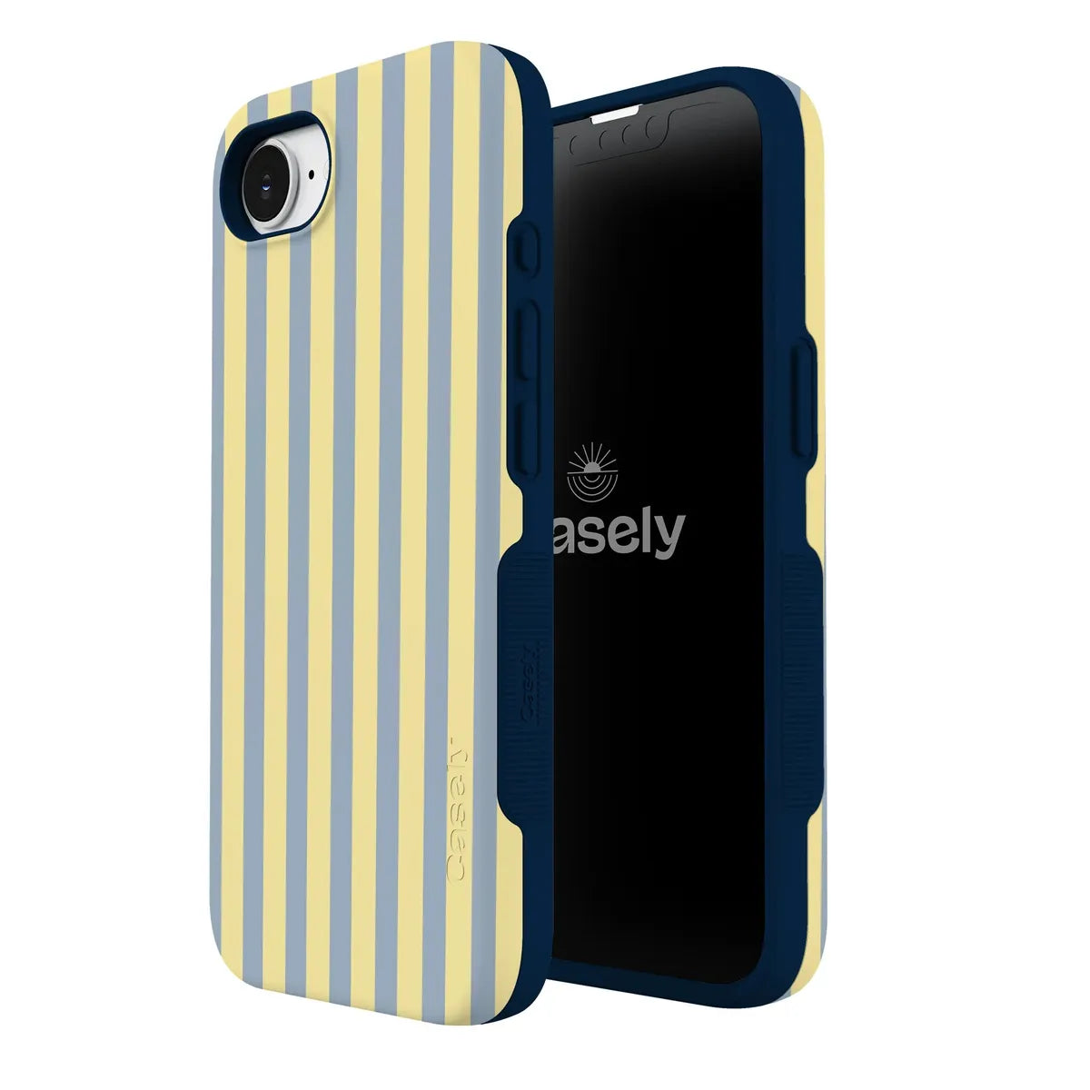 Coastline Stripes | Blue & Yellow Case