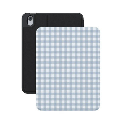 Pastel Picnic | Blue Gingham iPad Case