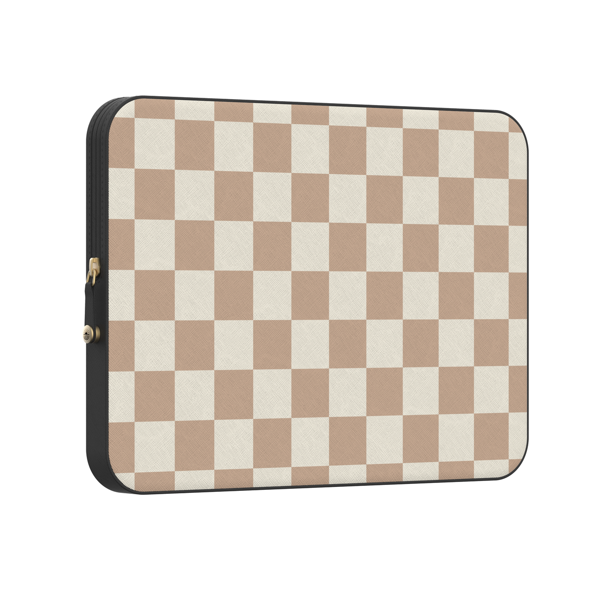 Fit Check | Neutral Checkerboard Laptop Case