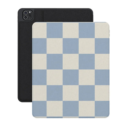 Fit Check | Light Blue Checkerboard iPad Case