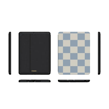 Fit Check | Light Blue Checkerboard iPad Case