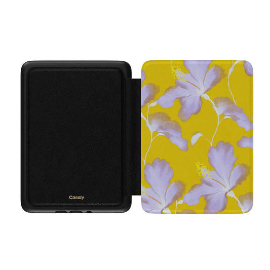 Hibiscus Haze | Painted Floral Kindle Case