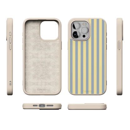 Coastline Stripes | Blue & Yellow Case