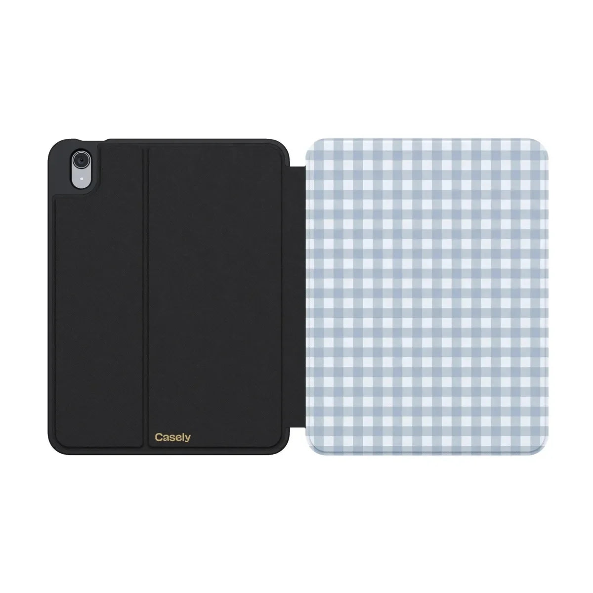 Pastel Picnic | Blue Gingham iPad Case