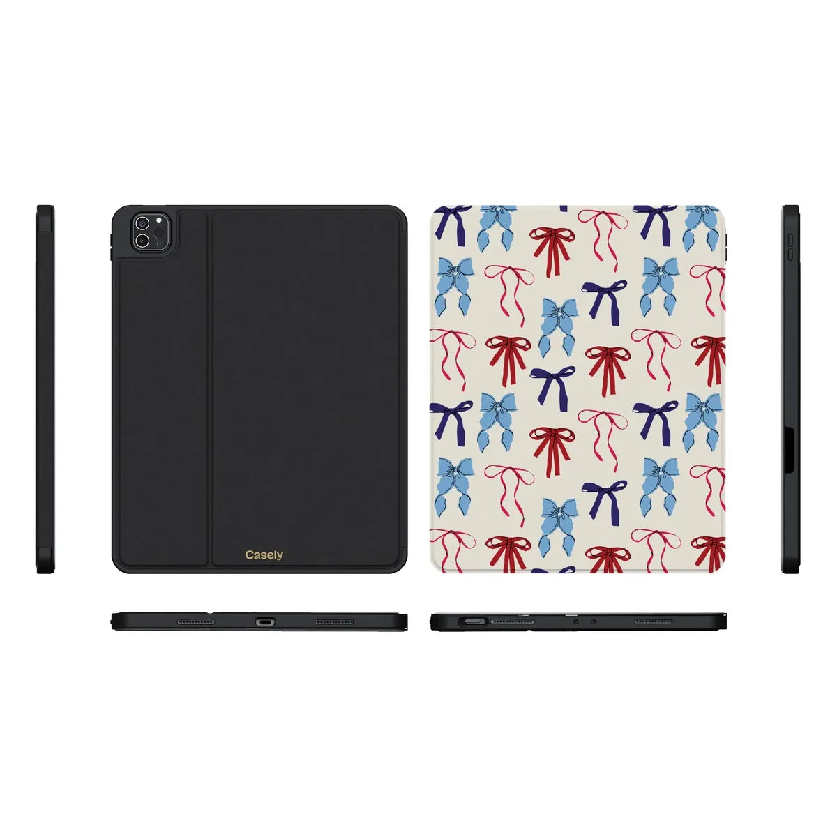 American Girlie | Red White & Blue Bows iPad Case