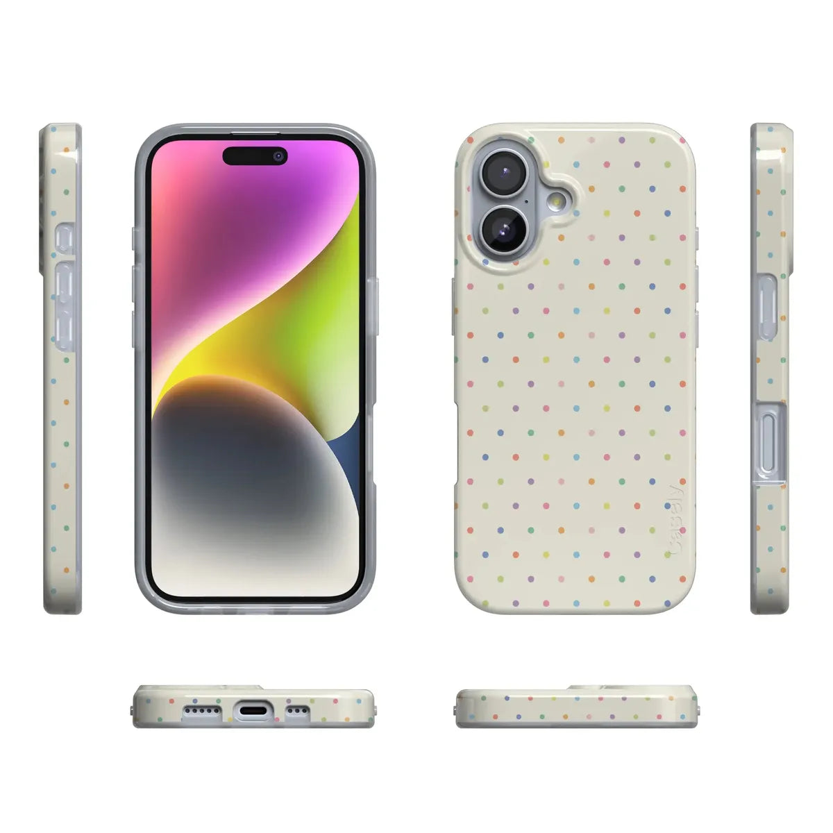 On the Dot | Rainbow Polka Dot Case