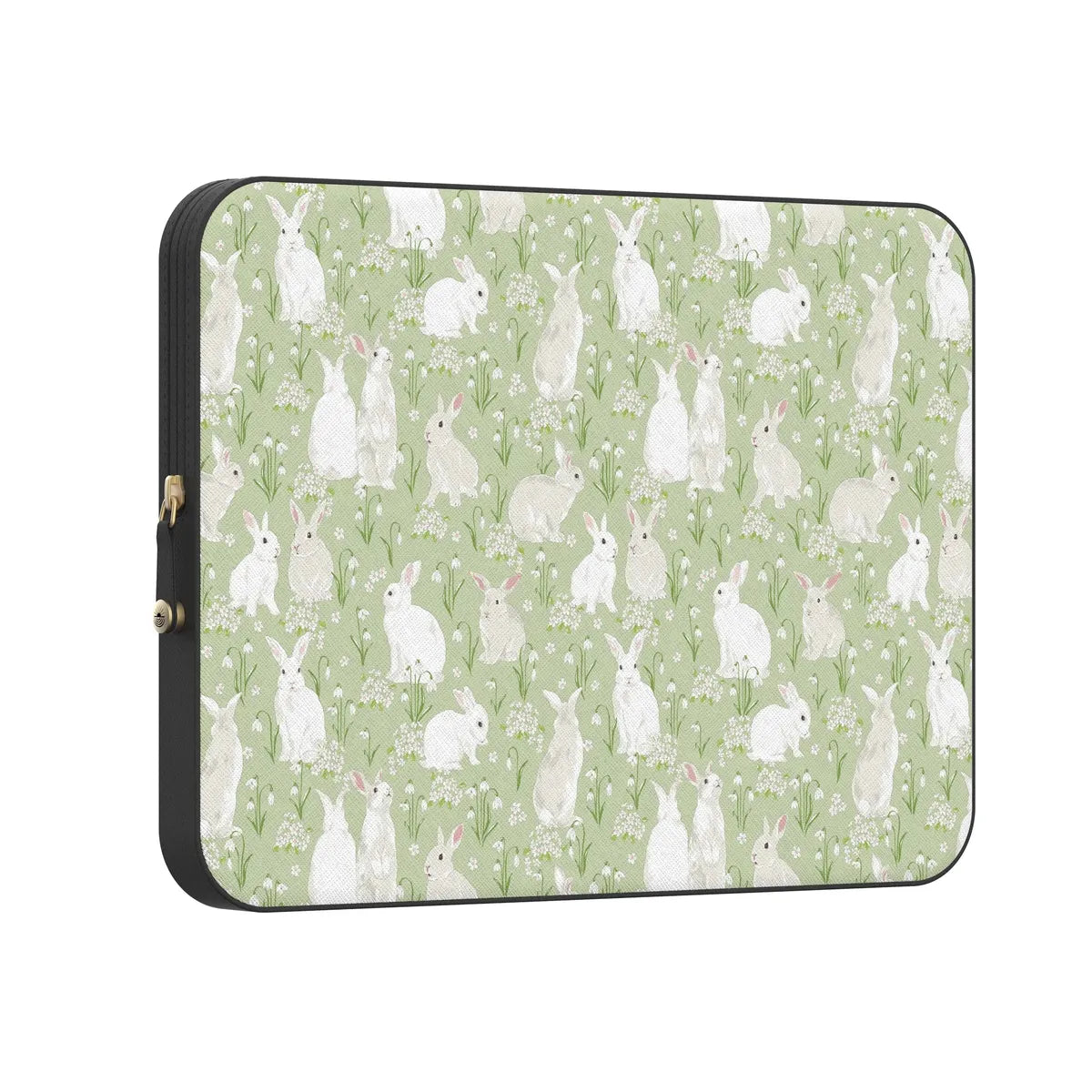 Hop to it | Green Bunny Laptop Case