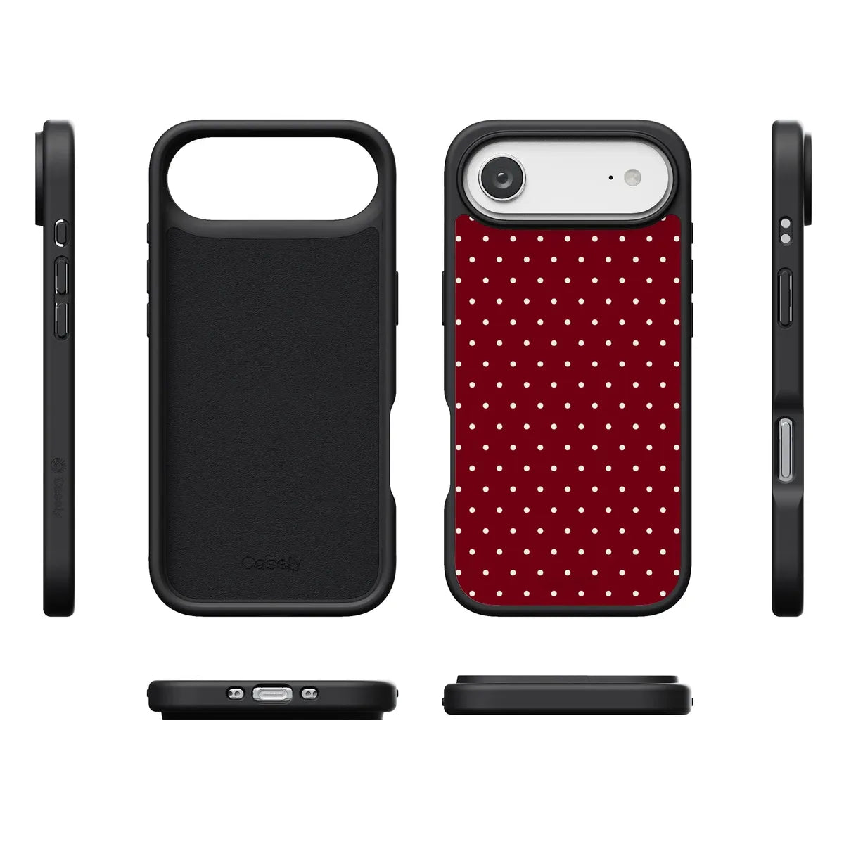 On the Dot | Maroon Polka Dot Case