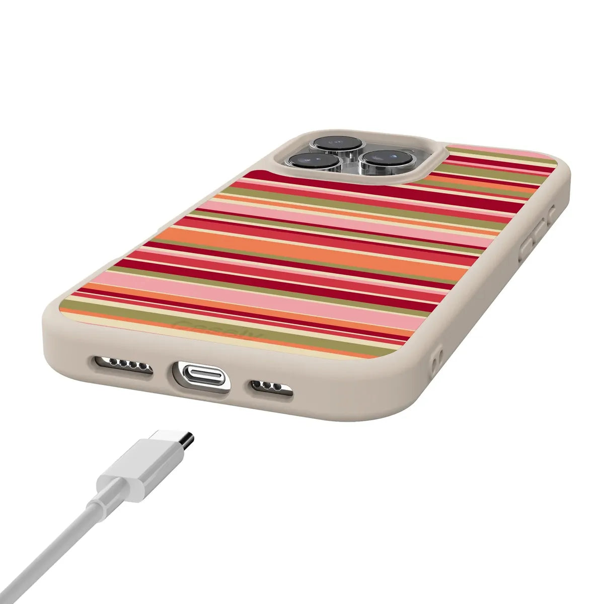 Citrus Stripes | Poolside Print Case