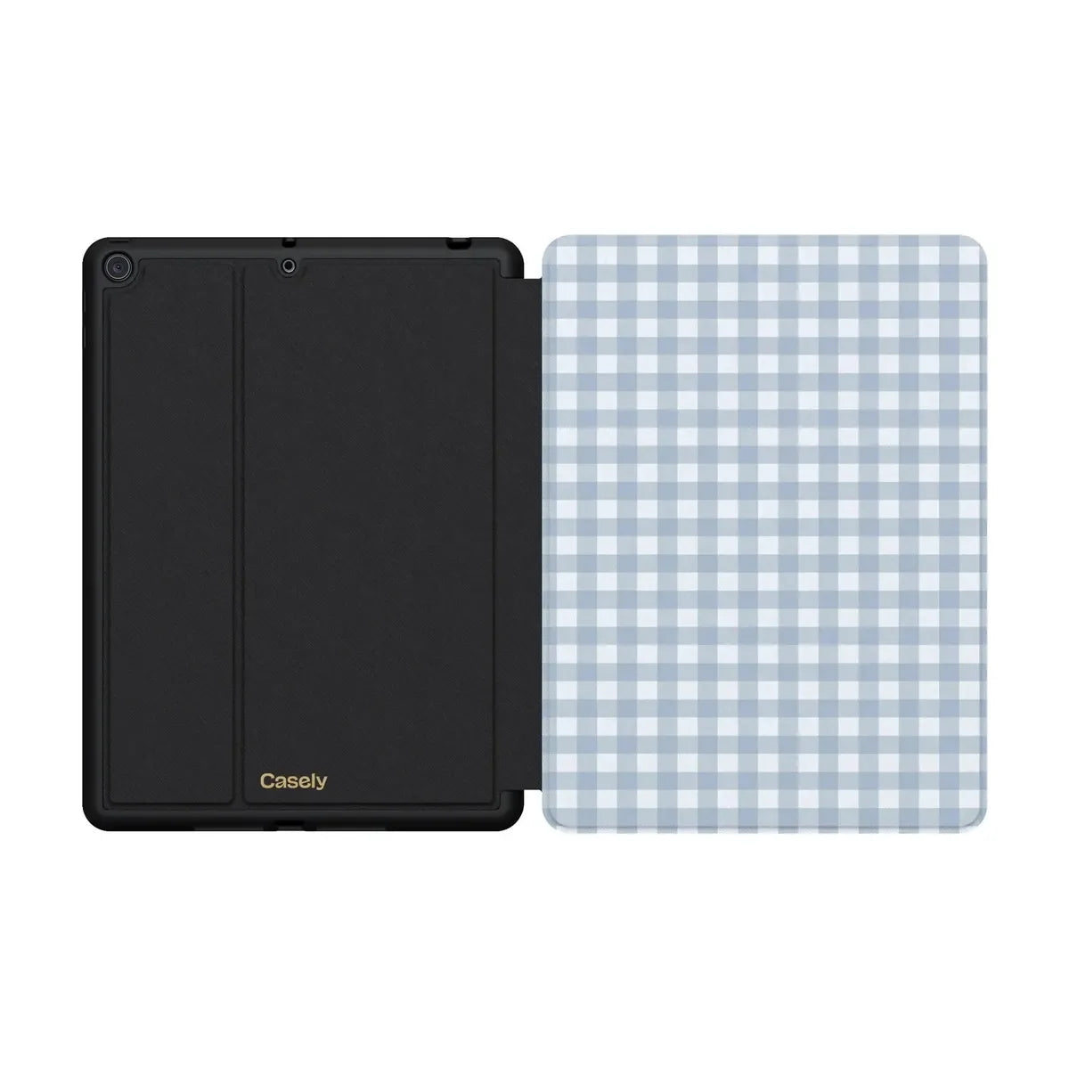 Pastel Picnic | Blue Gingham iPad Case