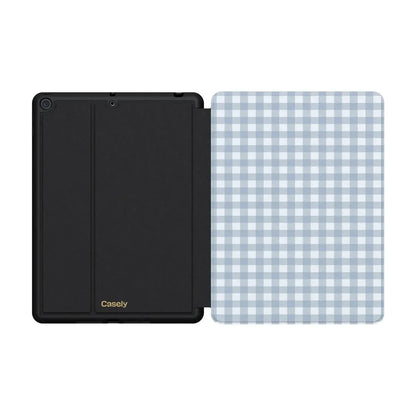 Pastel Picnic | Blue Gingham iPad Case