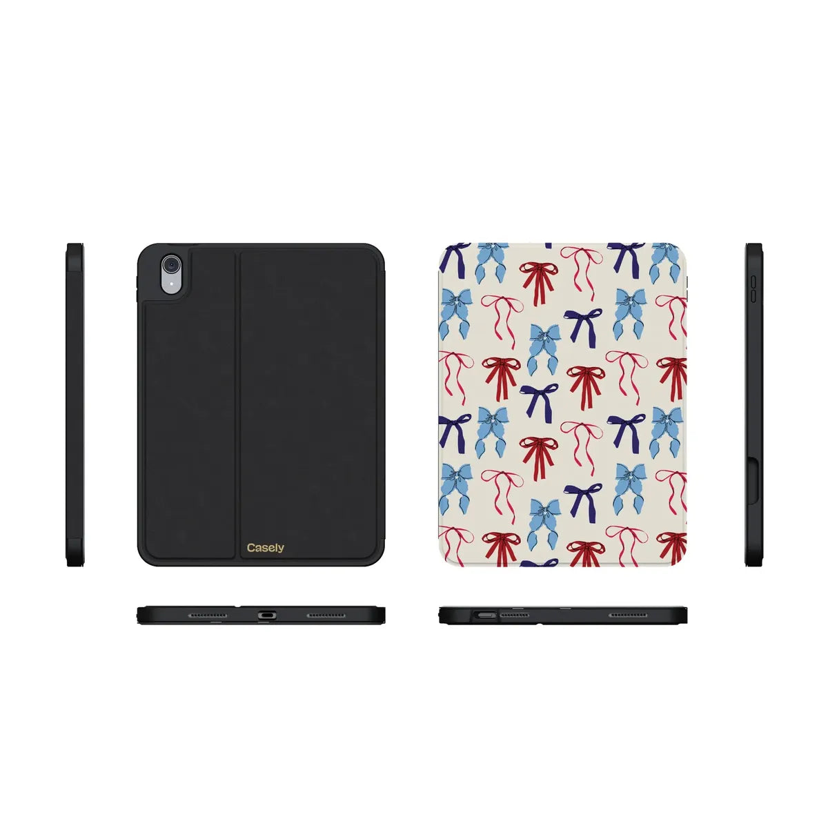 American Girlie | Red White & Blue Bows iPad Case